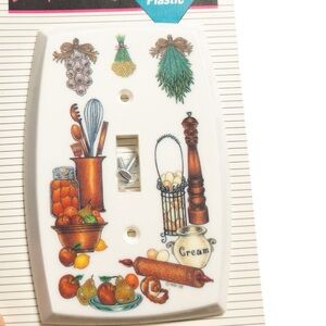 Vtg Country Kitchen 7T Switch Plate Cover Wall American Tack & Hardware Co. NOS‎